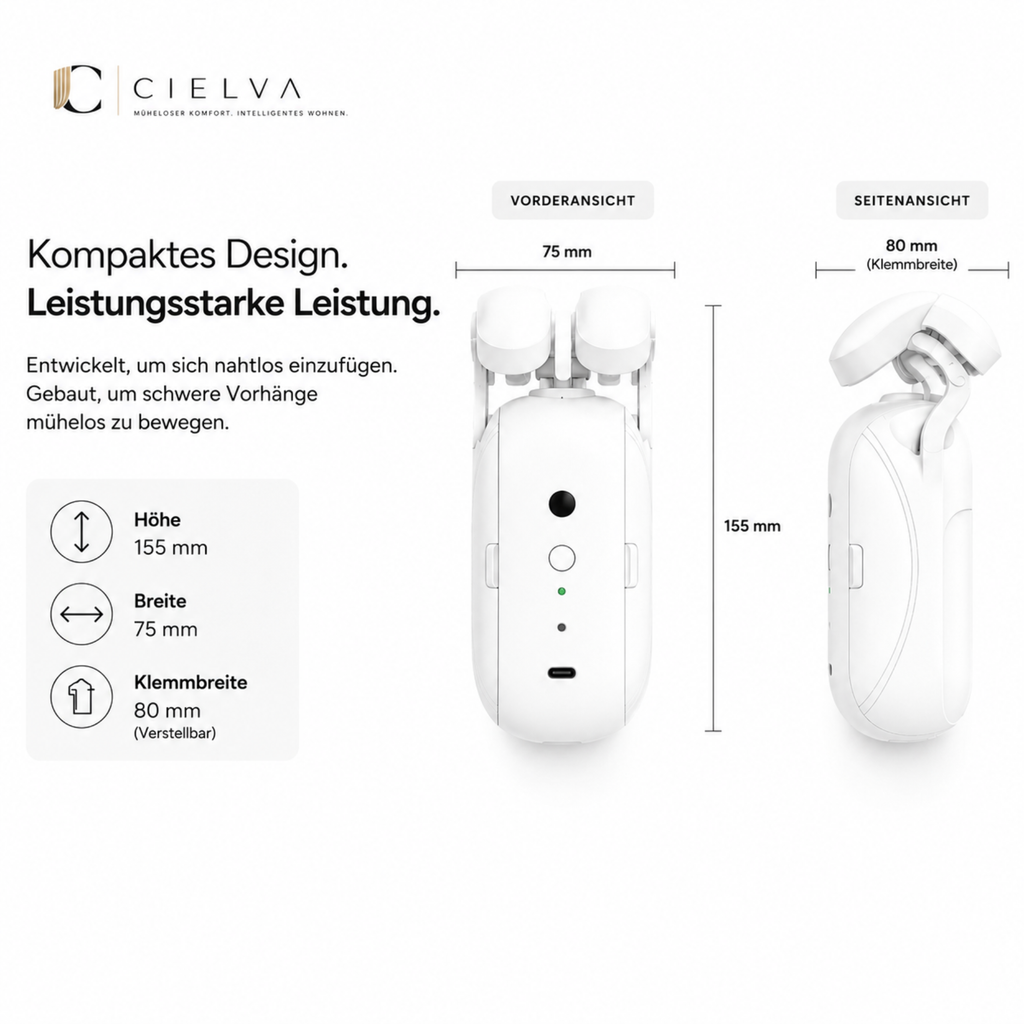 Cielva Glide – Intelligenter Vorhangmotor