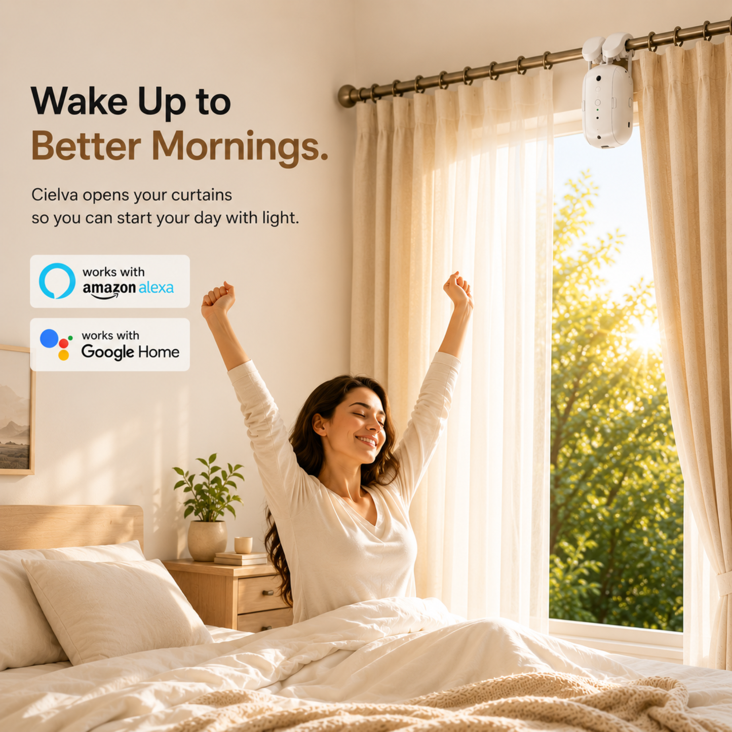 Cielva Glide - Smart Curtain Motor